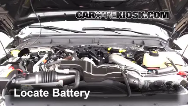 2014 Ford F-350 Super Duty King Ranch 6.7L V8 Turbo Diesel Batterie Changement